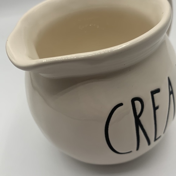 Rae Dunn Cream large letters, small pitcher - Picture 6 of 7
